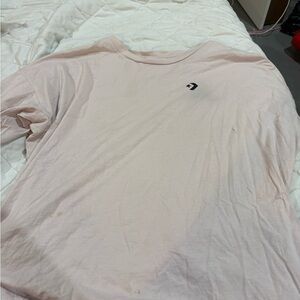 Converse Men's Light Pink Long Sleeve Tee